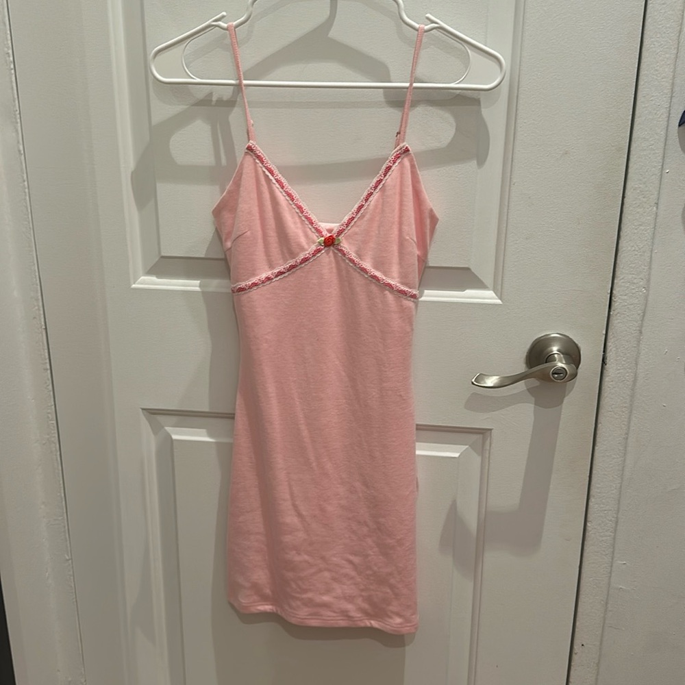 Pink Slip Dress